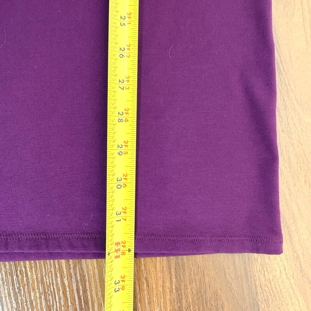 White House Black Market Plum Purple Ruffle Sleeve V Neck Shift‎ Dress XXS - Picture 9 of 10